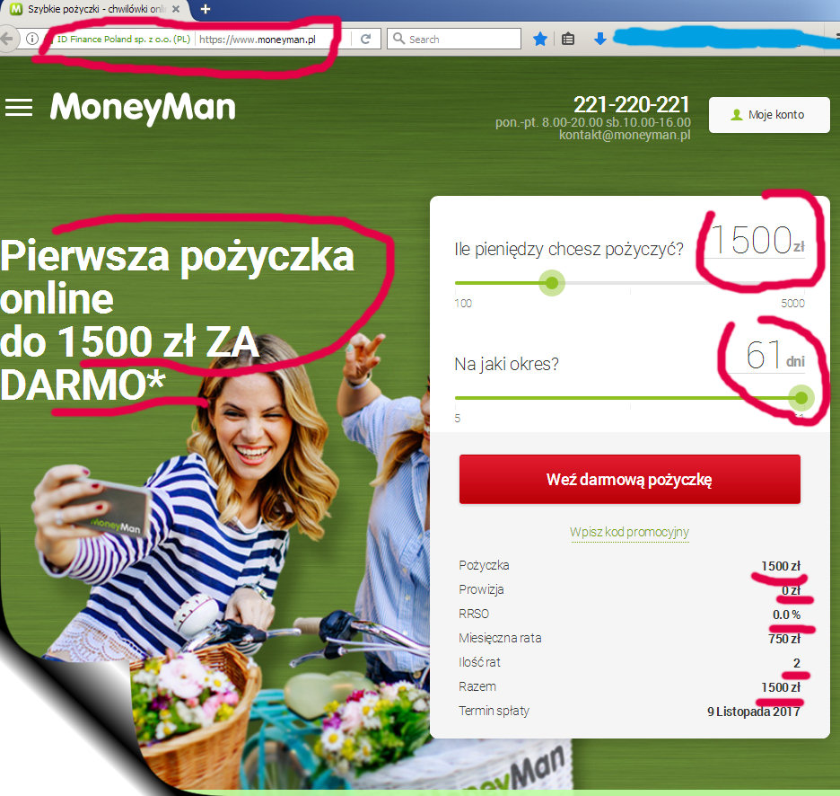 Pożyczka MoneyMan