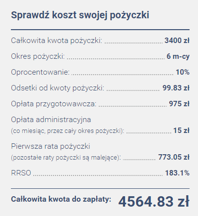 3.400 zł na 6 miesięcy 3.400 zł na 6 miesięcy