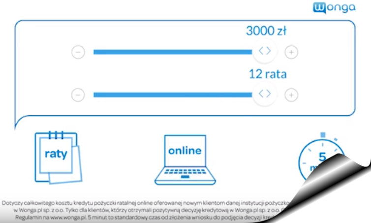 Chwilówki online od Wonga Chwilówki online od Wonga