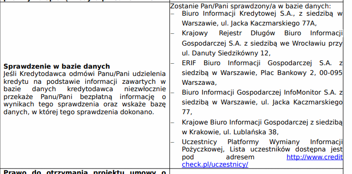 Sprawdzane bazy przez Supergrosz