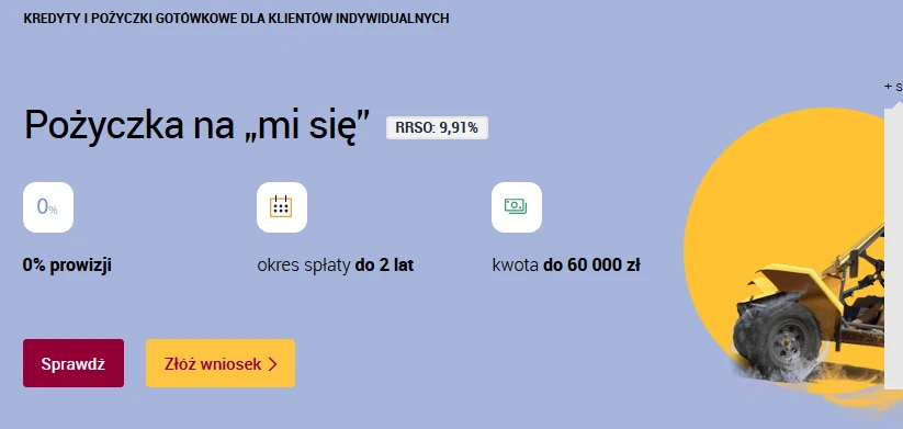 kredyt gotówkowy "Mi się"